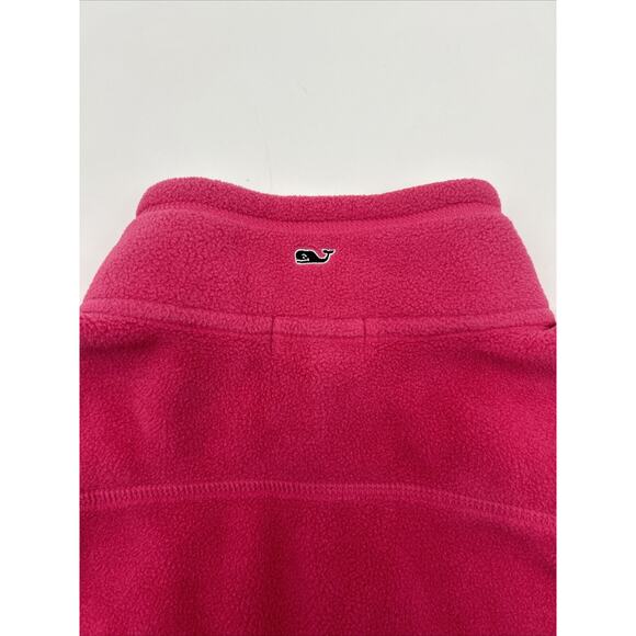 Vineyard Vines Vest Women's Size MEDIUM Pink Outdoors Zip Coat Fleece Ladies - Picture 6 of 10
